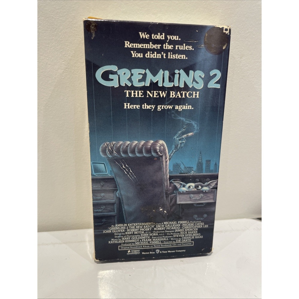 Gremlins 2: The New Batch VHS 1990 Ex Rental